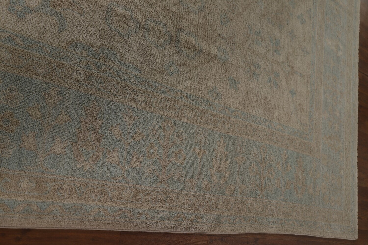 Vegetable Dye Oushak Turkish Area Rug 9x12