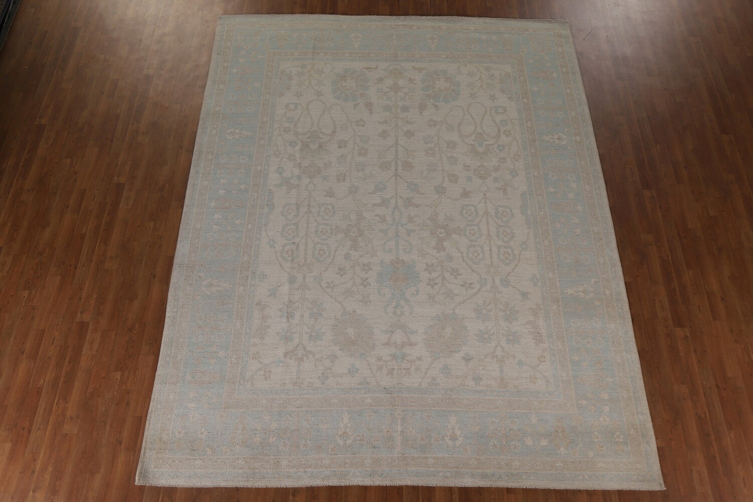 Vegetable Dye Oushak Turkish Area Rug 9x12