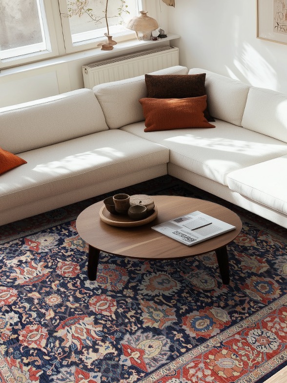 Vegetable Dye Sultanabad Ziegler Wool Area Rug 8x10