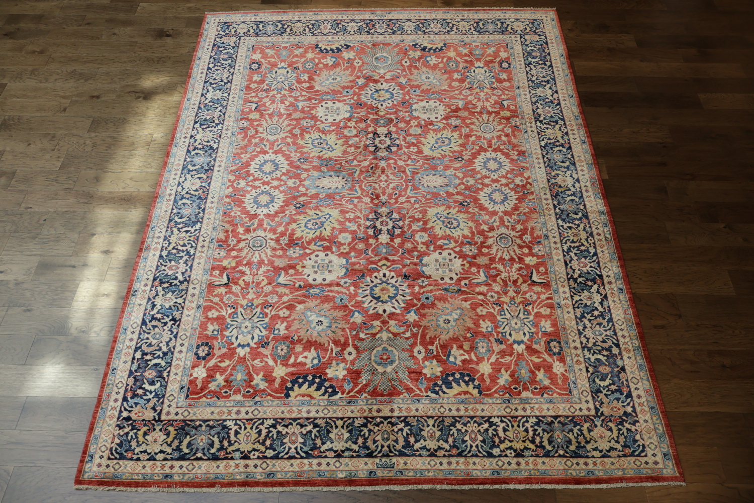 Floral Sultanabad Ziegler Vegetable Dye Area Rug 9x12