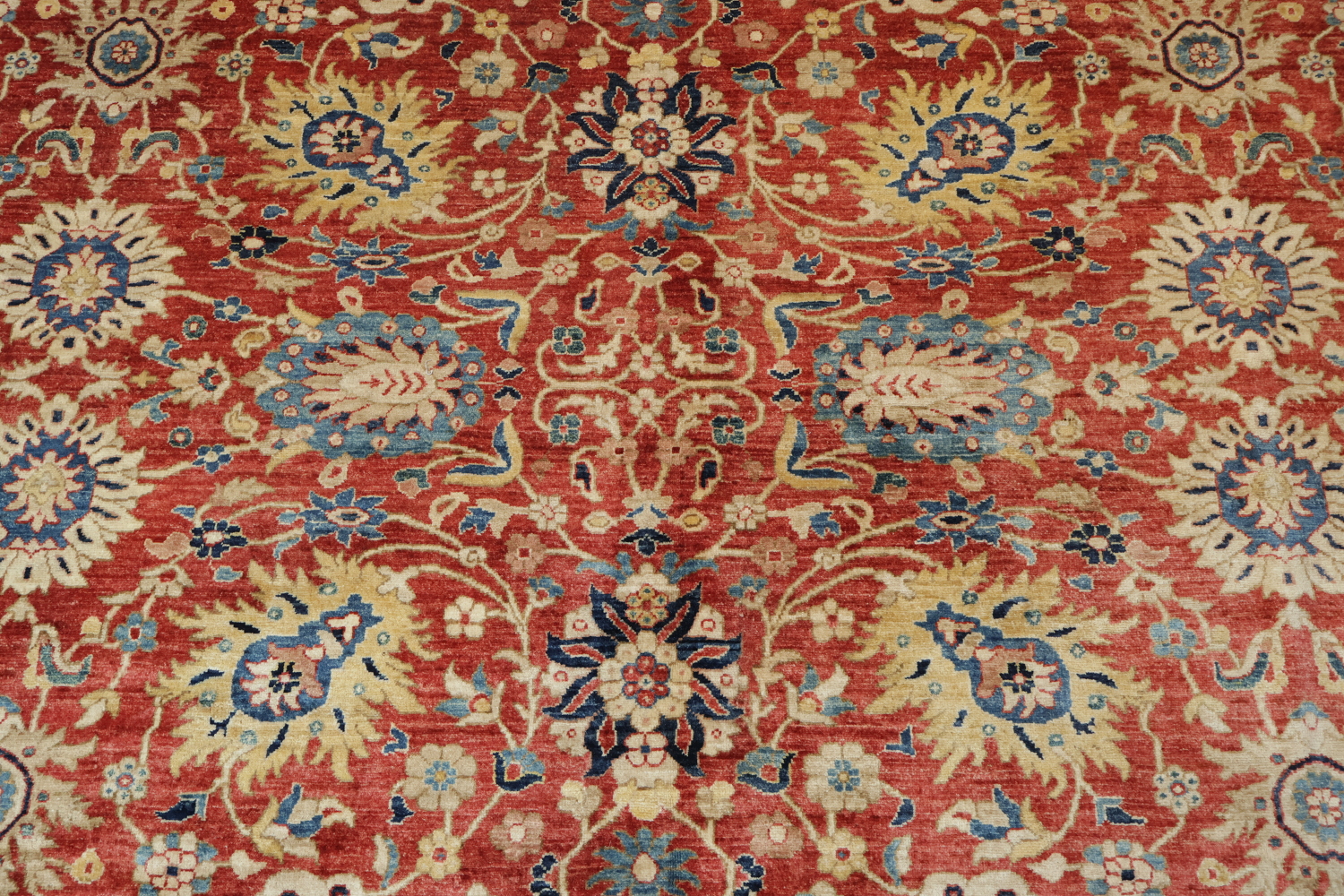 Floral Sultanabad Ziegler Vegetable Dye Area Rug 9x12