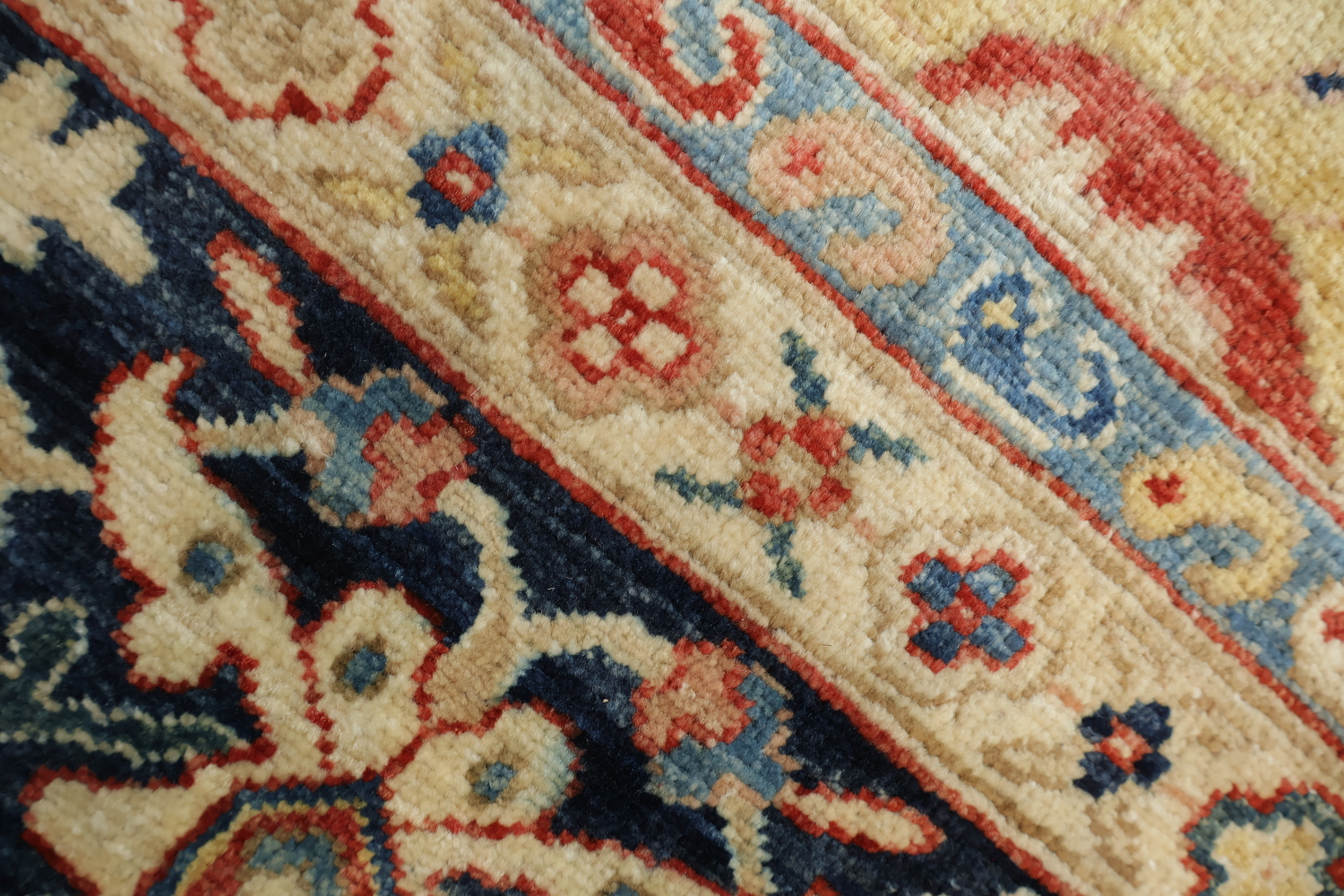 Floral Sultanabad Ziegler Vegetable Dye Area Rug 9x12