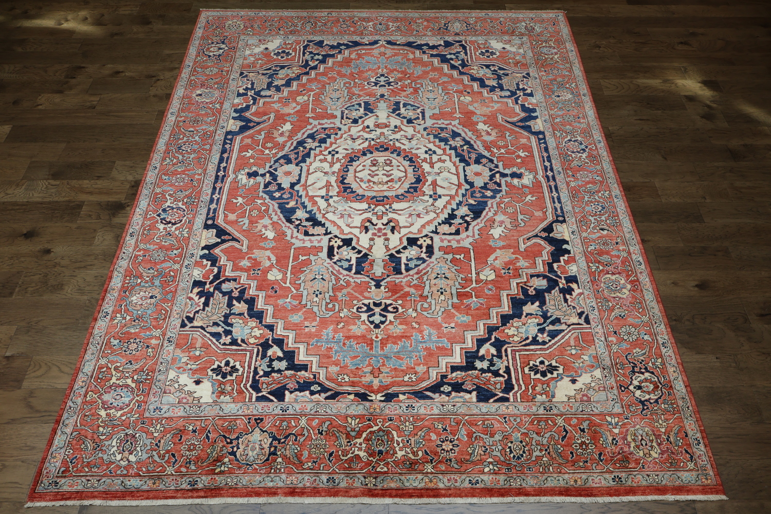 Vegetable Dye Heriz Serapi Area Rug 9x12