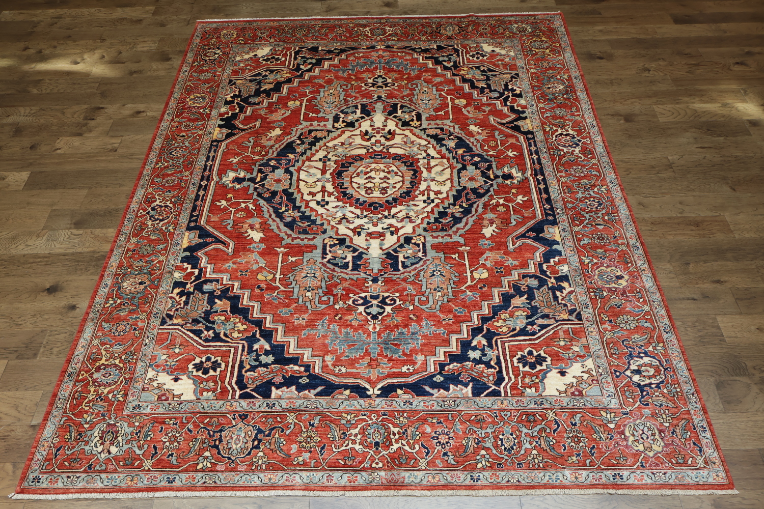 Vegetable Dye Heriz Serapi Area Rug 9x12