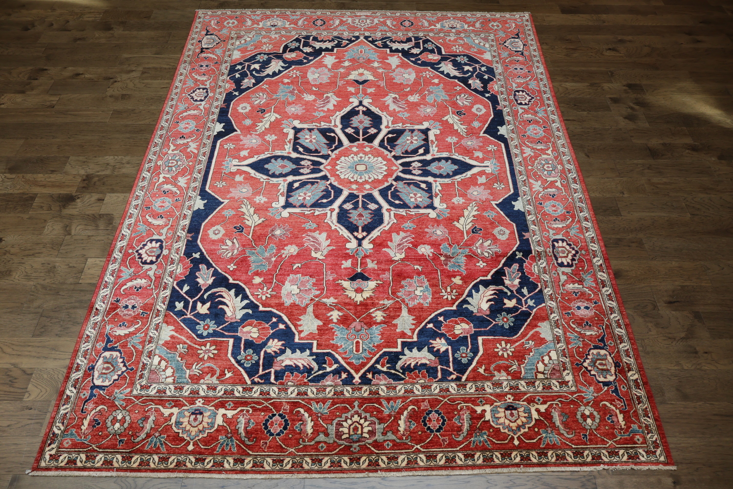Vegetable Dye Heriz Serapi Oriental Area Rug 9x12