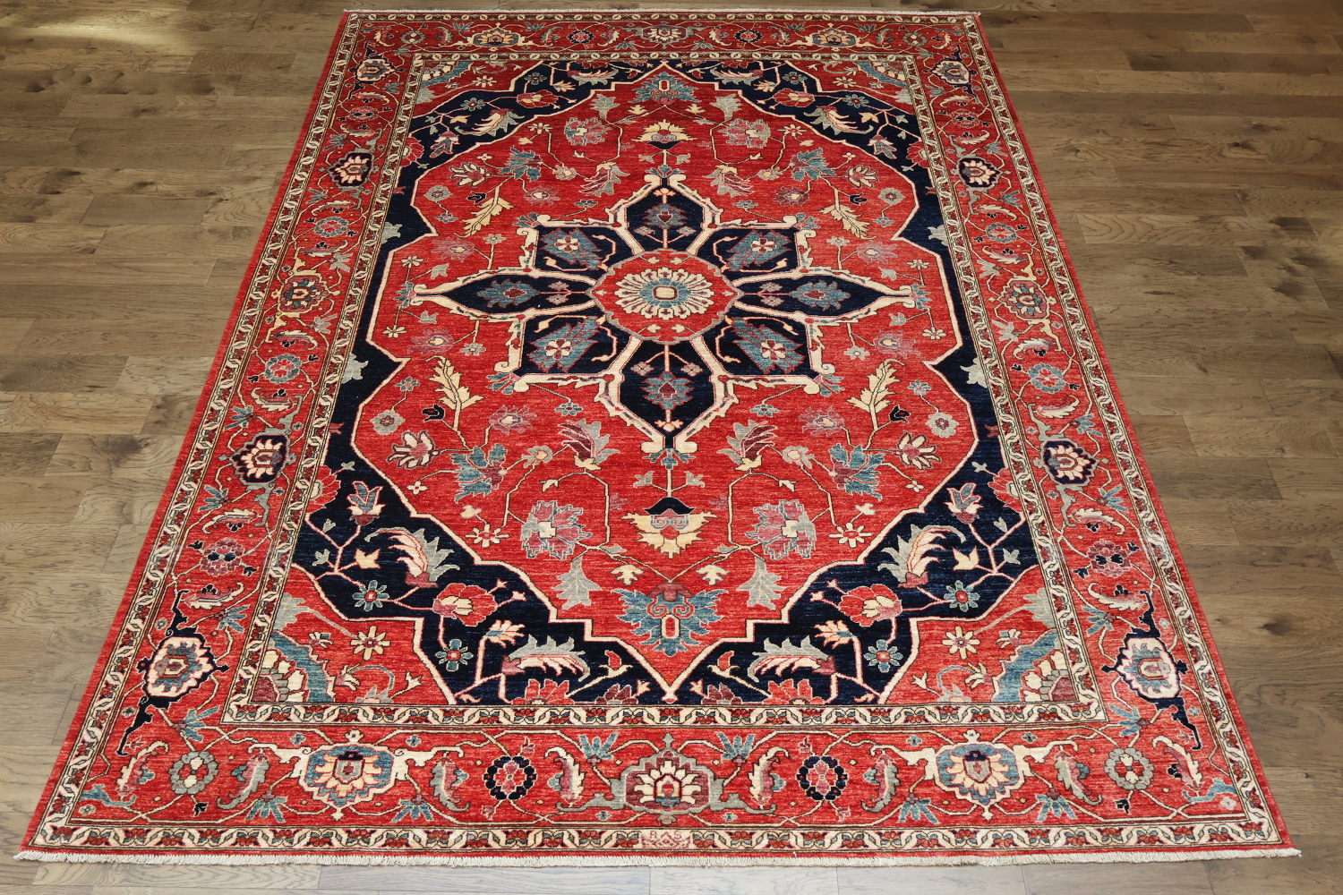 Vegetable Dye Heriz Serapi Oriental Area Rug 9x12