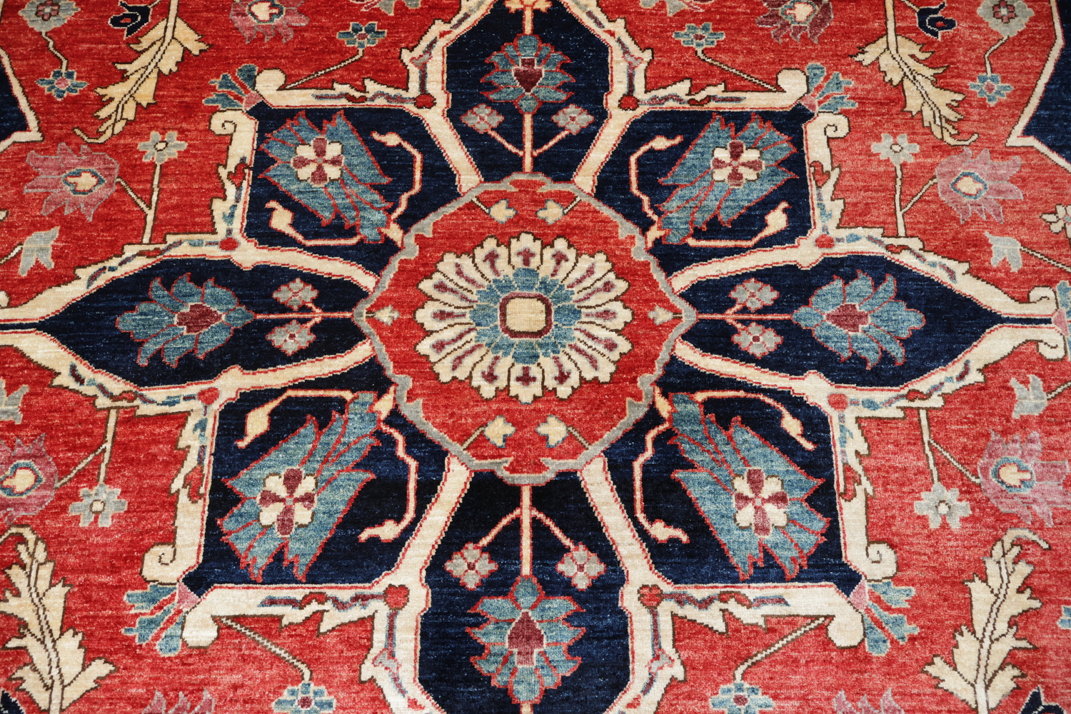 Vegetable Dye Heriz Serapi Oriental Area Rug 9x12