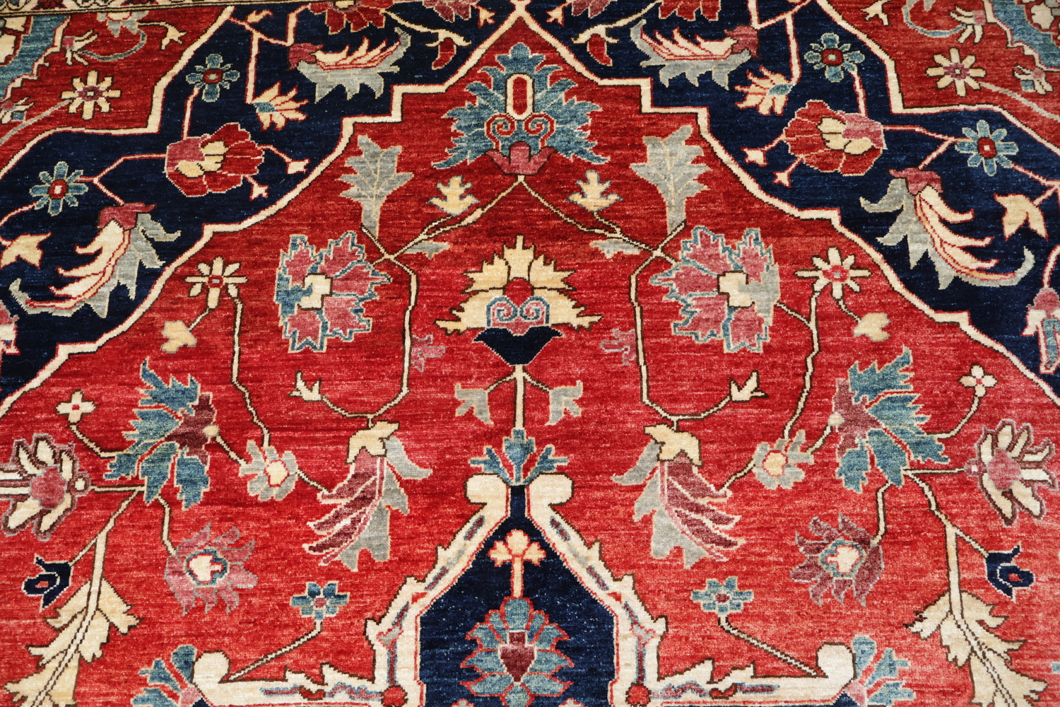 Vegetable Dye Heriz Serapi Oriental Area Rug 9x12