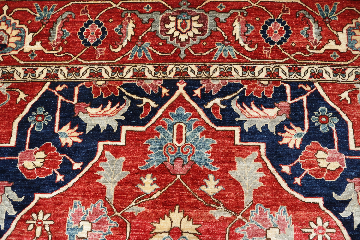 Vegetable Dye Heriz Serapi Oriental Area Rug 9x12