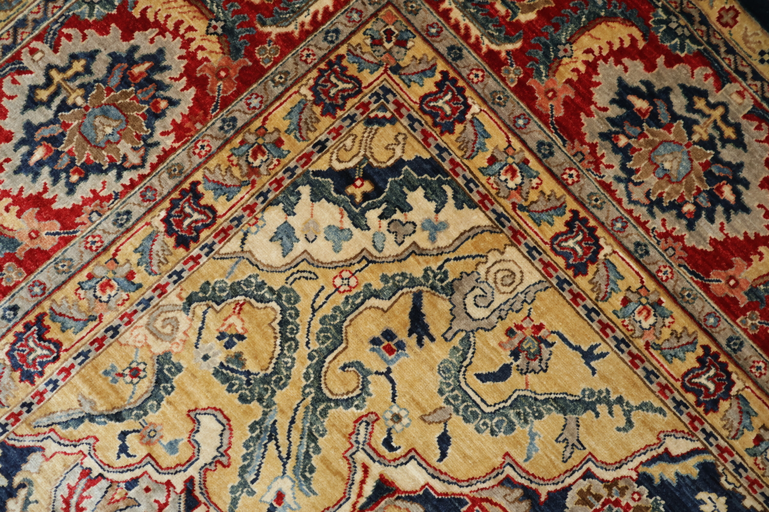 Vegetable Dye Sultanabad Ziegler Living Room Rug 9x12