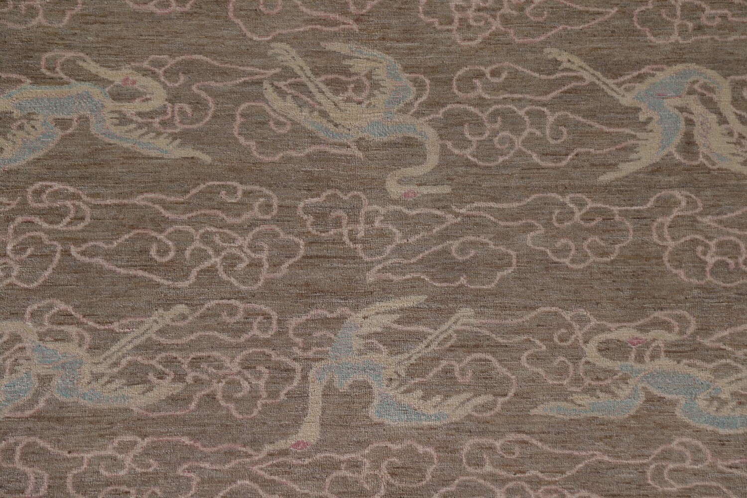 Animals Vegetable Dye Art Deco Chinese Area Rug 9x12