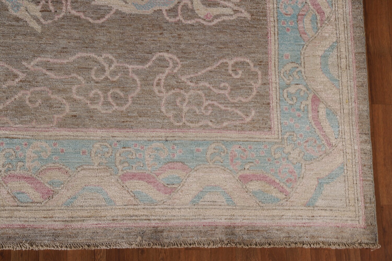Animals Vegetable Dye Art Deco Chinese Area Rug 9x12