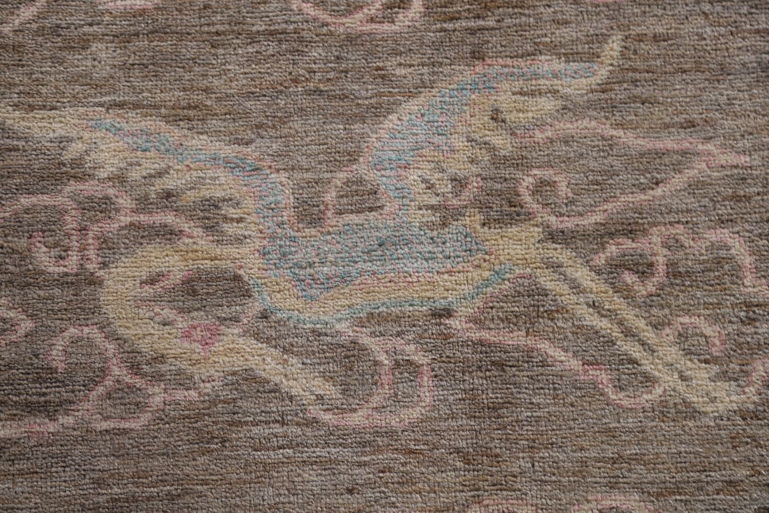 Animals Vegetable Dye Art Deco Chinese Area Rug 9x12