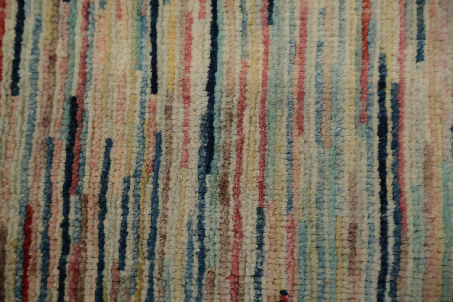 Elegant Striped Gabbeh Area Rug 8x8 for Contemporary Living Spaces