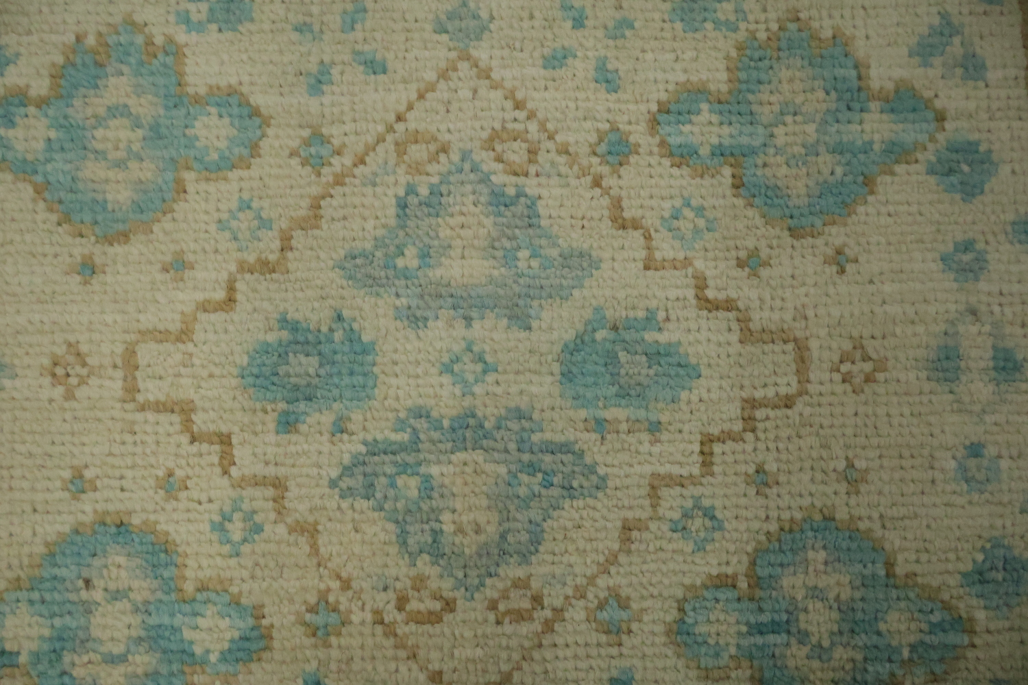 Vegetable Dye Oushak Turkish Accent Rug 3x4