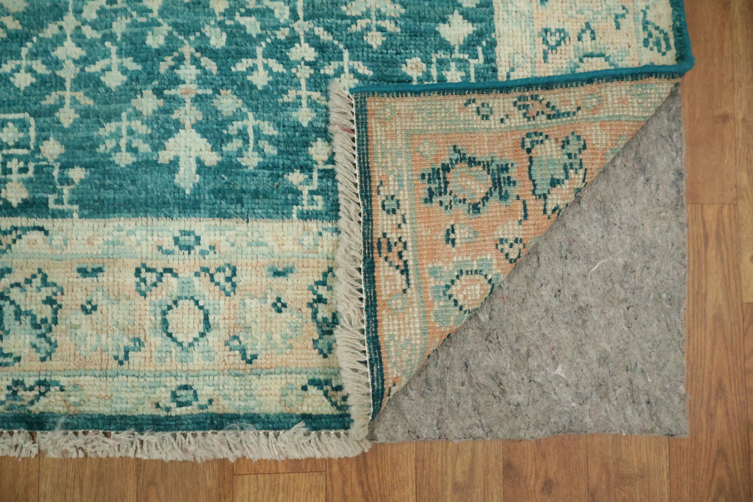 Vegetable Dye Oushak Turkish Accent Rug 3x4