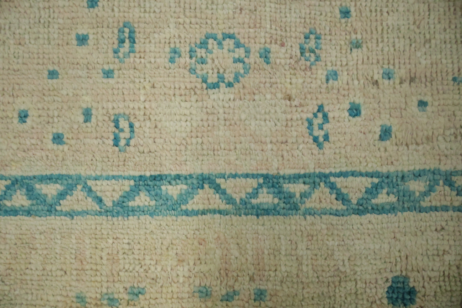 Muted Oushak Vegetable Dye Accent Rug 3x4