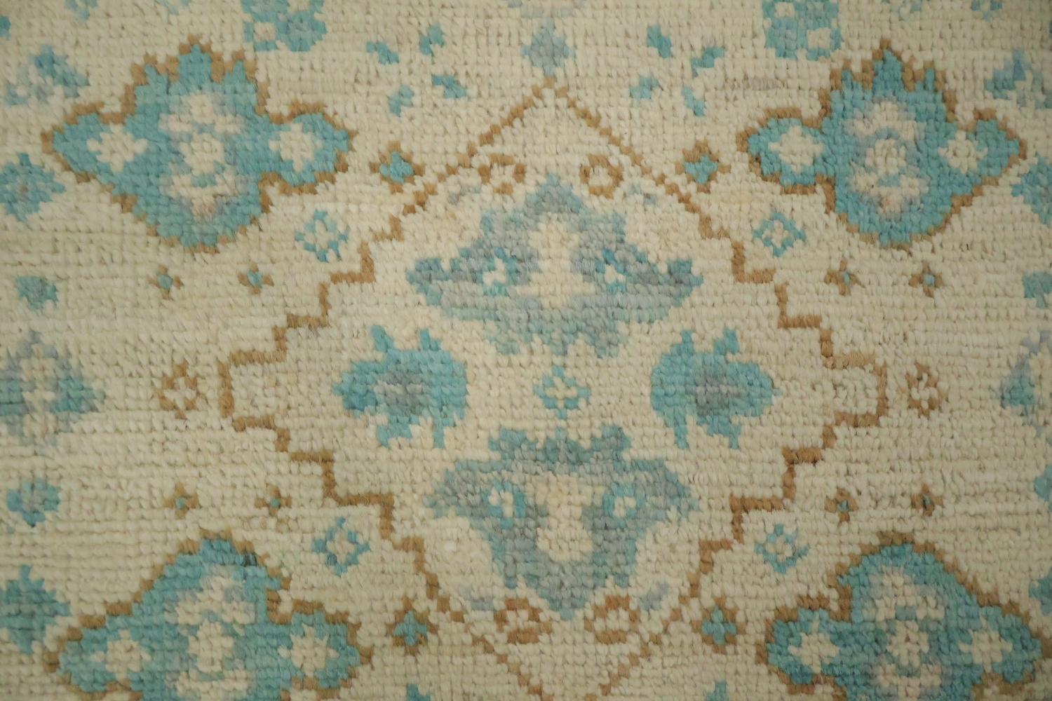 Vegetable Dye Oushak Turkish Foyer Rug 3x4