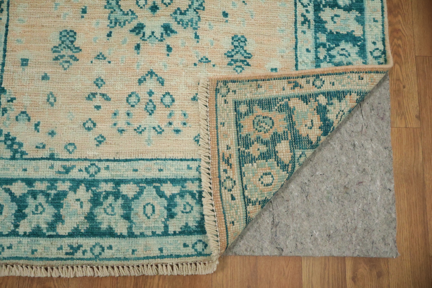 Vegetable Dye Oushak Turkish Accent Rug 3x4