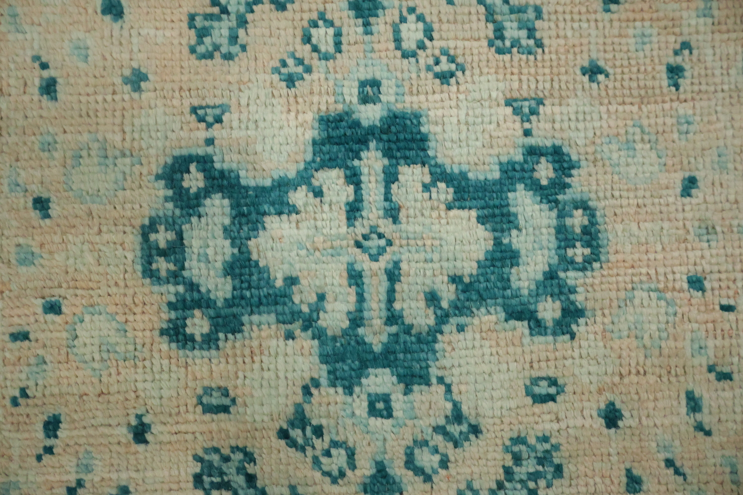 Vegetable Dye Oushak Turkish Accent Rug 3x4