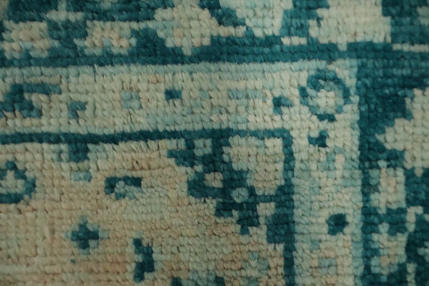 Vegetable Dye Oushak Turkish Accent Rug 3x4