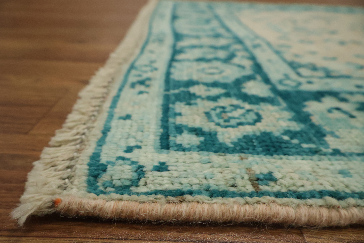 Vegetable Dye Oushak Turkish Accent Rug 3x4