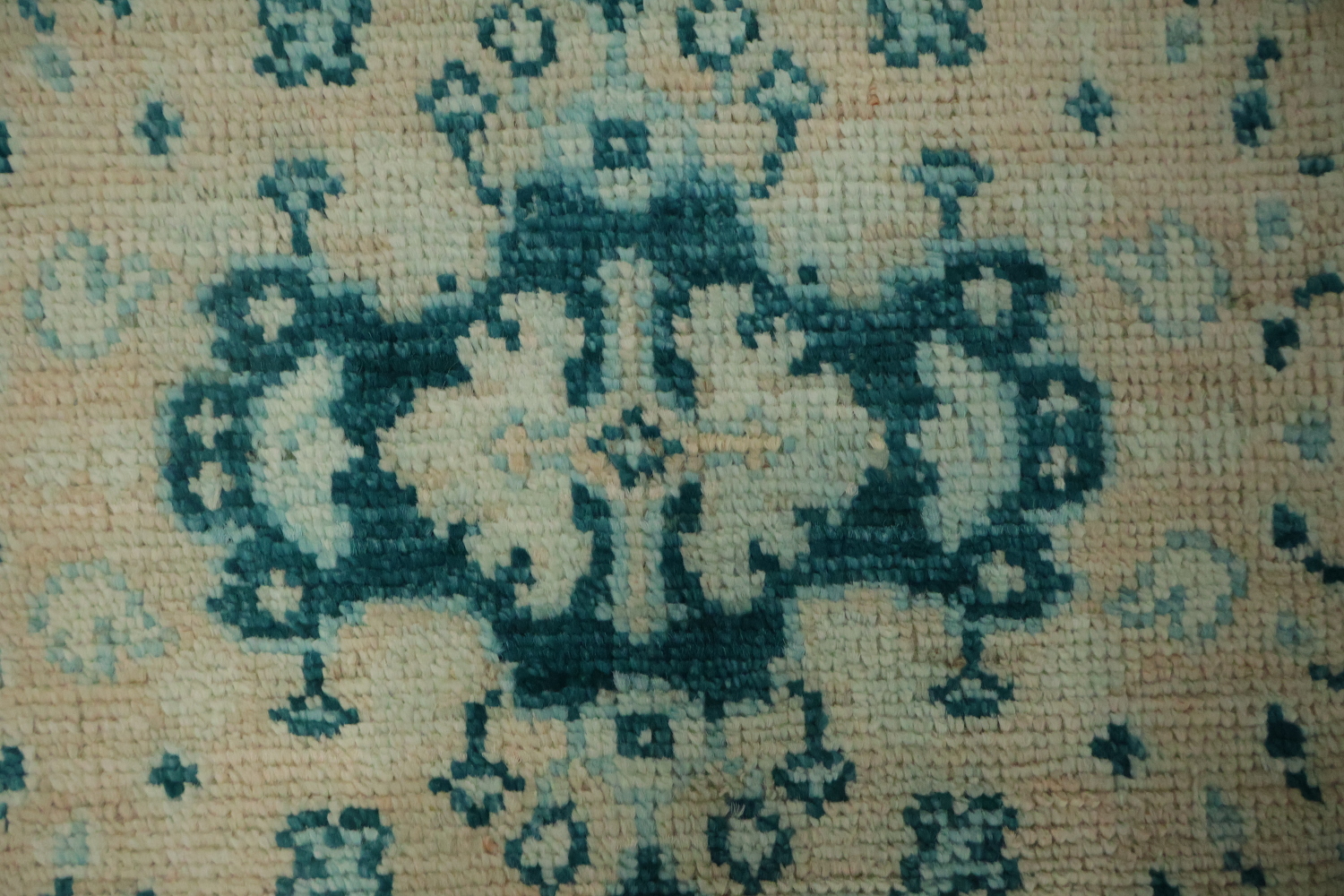 Vegetable Dye Oushak Turkish Foyer Rug 3x4