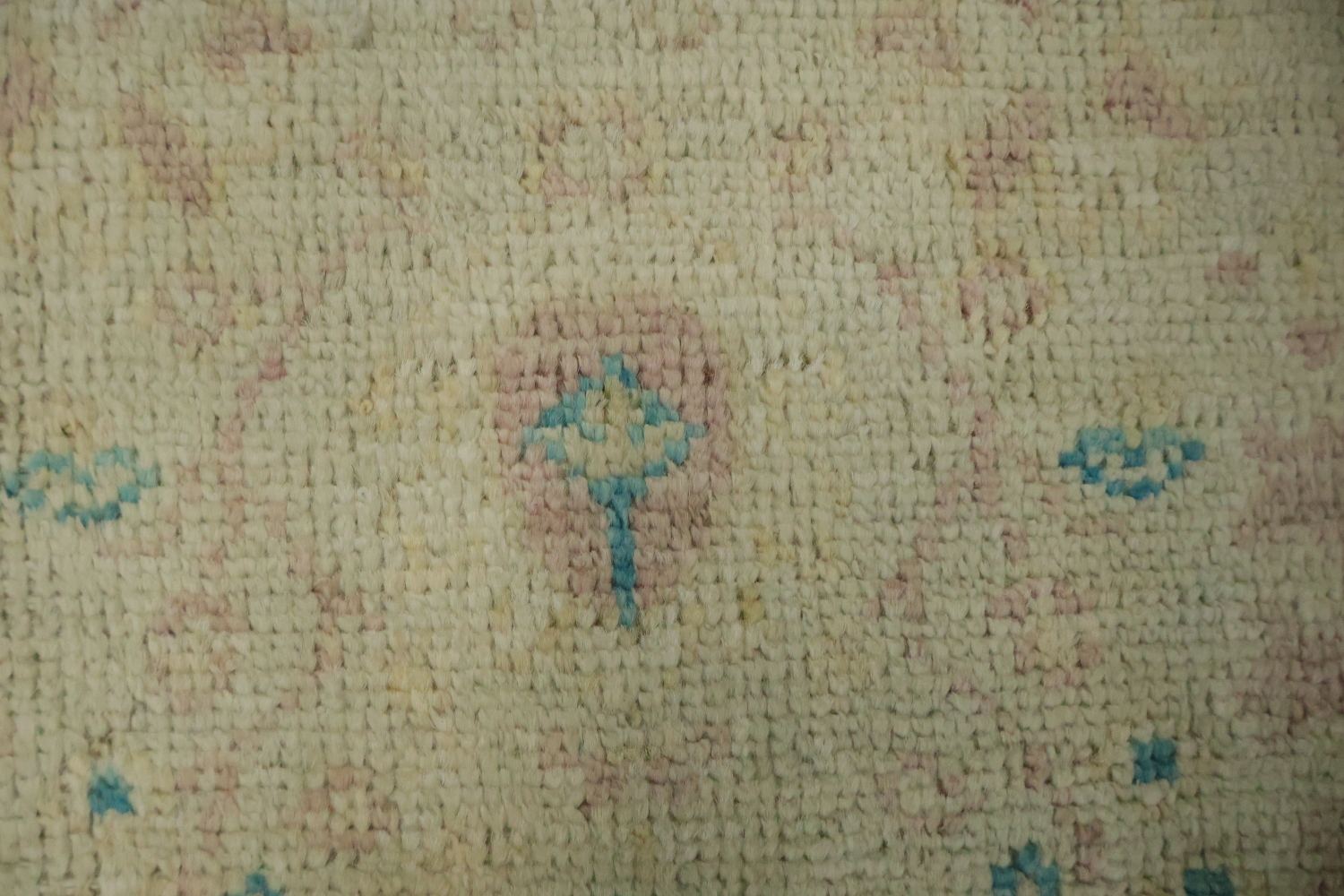 Vegetable Dye Oushak Turkish Accent Rug 3x4