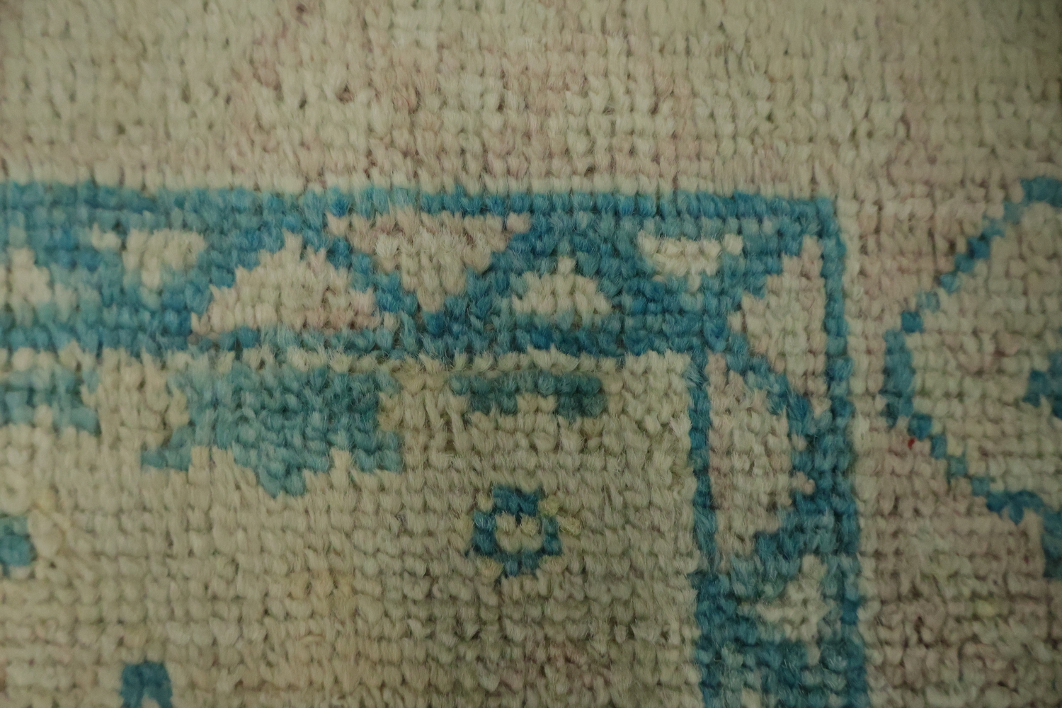Vegetable Dye Oushak Turkish Accent Rug 3x4