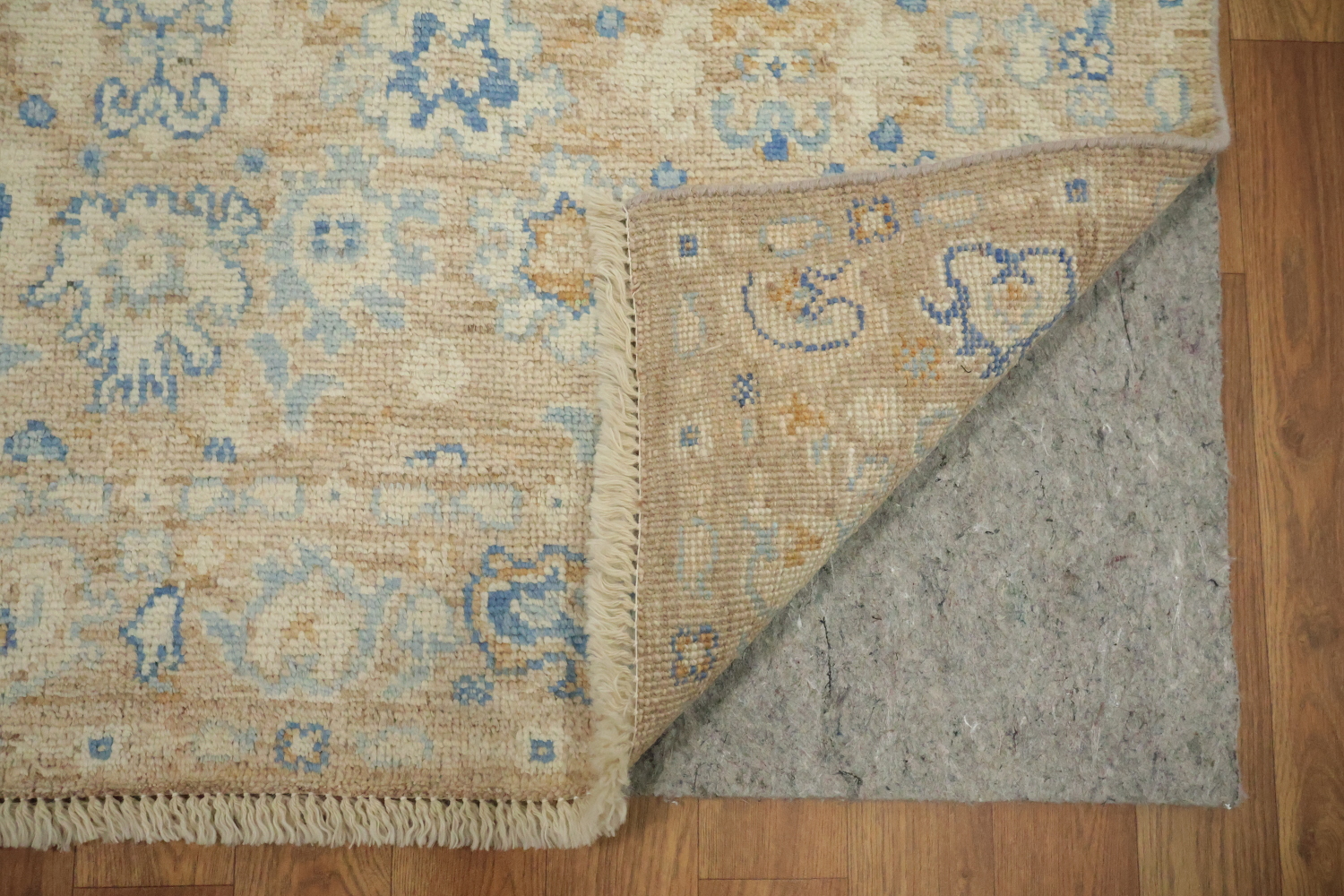 Vegetable Dye Oushak Turkish Foyer Rug 3x4