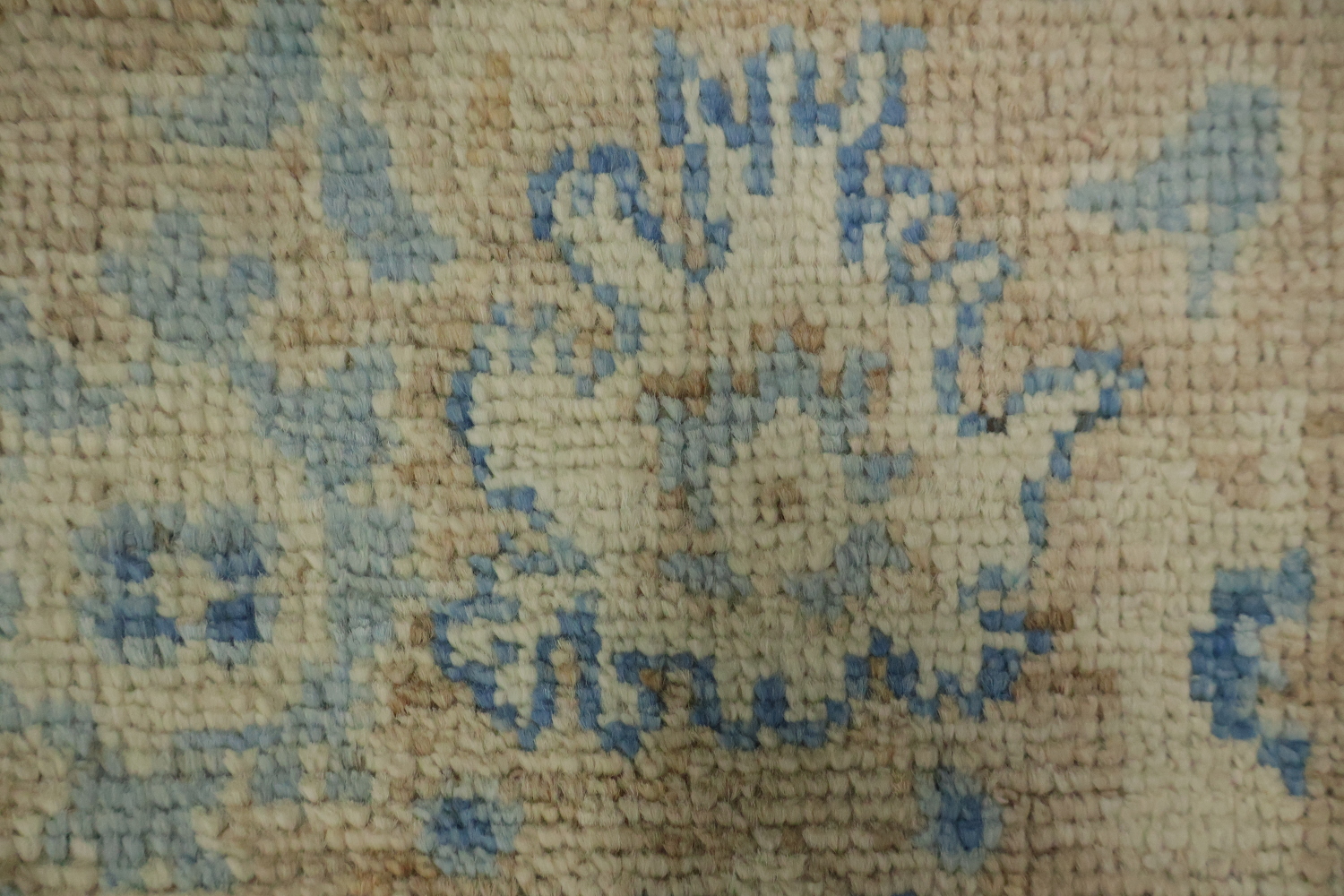 Vegetable Dye Oushak Turkish Foyer Rug 3x4
