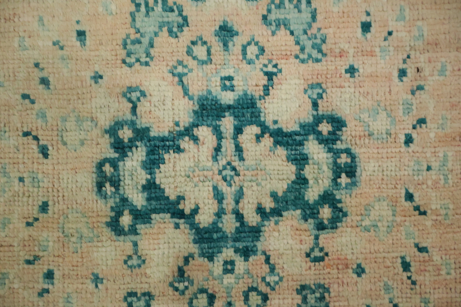 Vegetable Dye Oushak Turkish Accent Rug 3x4