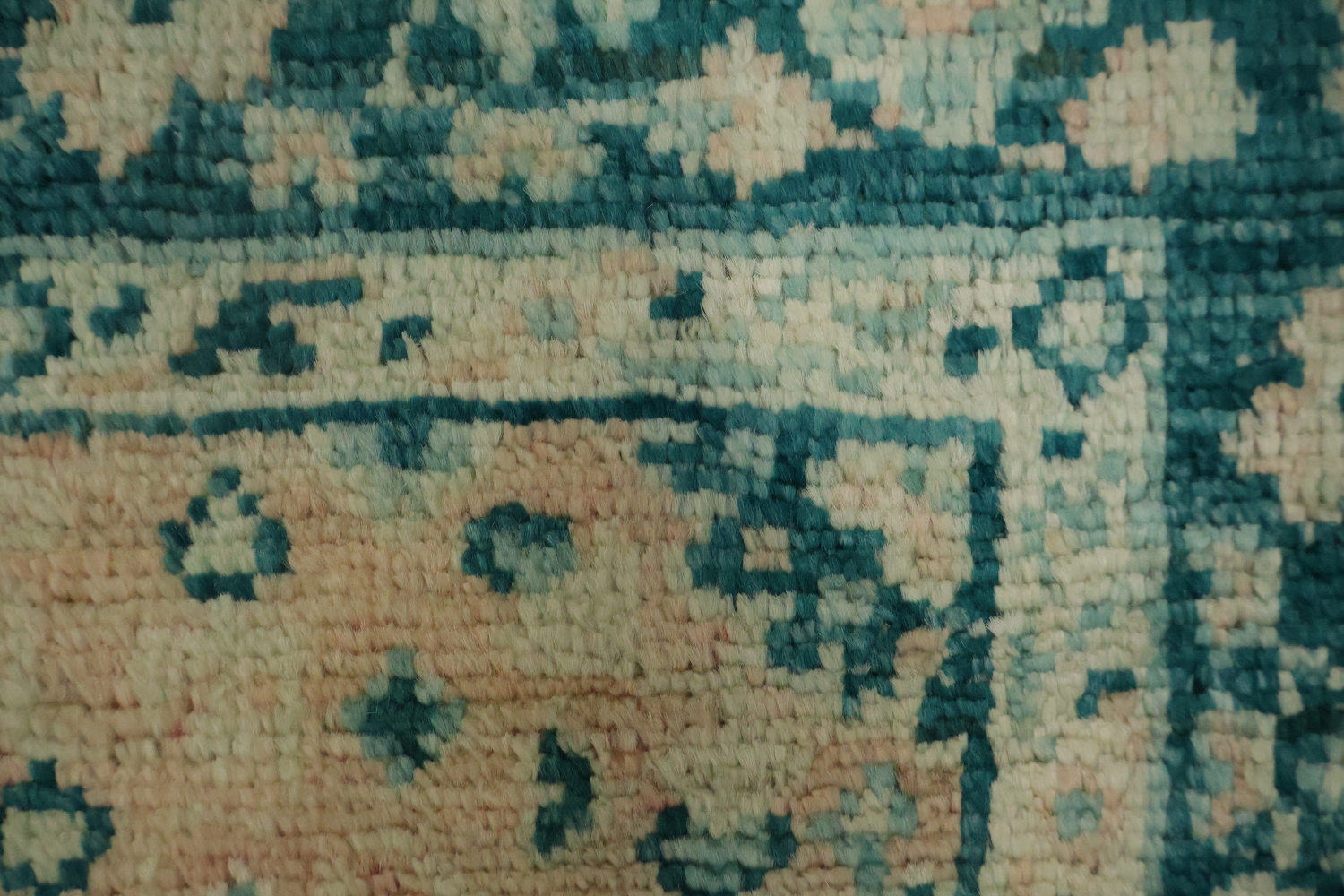 Vegetable Dye Oushak Turkish Accent Rug 3x4