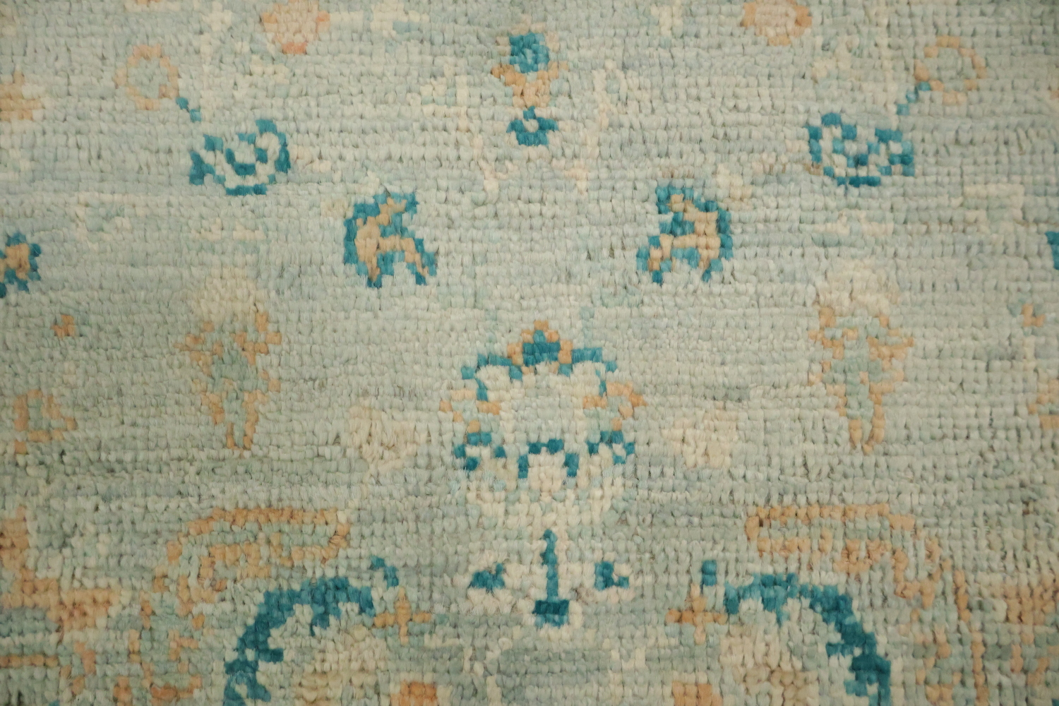 Vegetable Dye Oushak Turkish Accent Rug 3x4