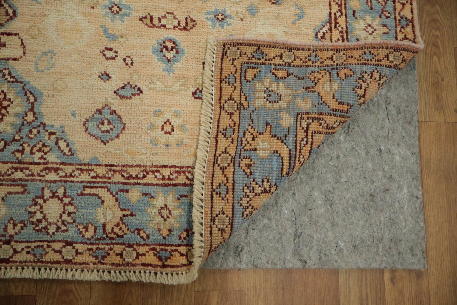 Vegetable Dye Oushak Turkish Foyer Rug 3x4