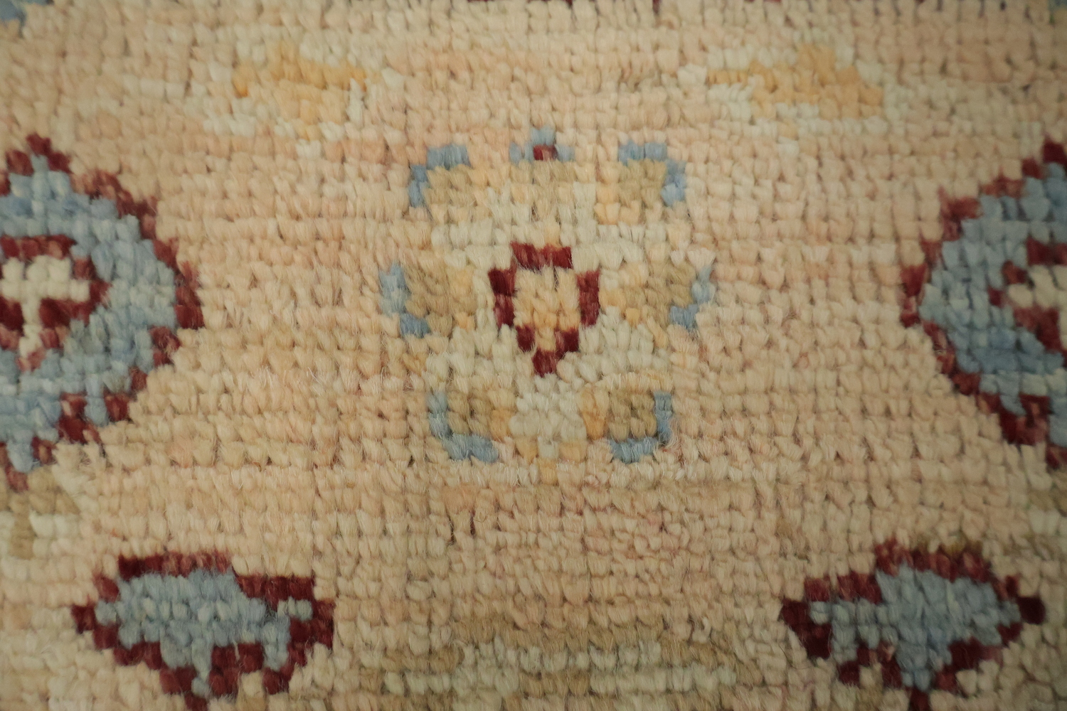 Vegetable Dye Oushak Turkish Foyer Rug 3x4