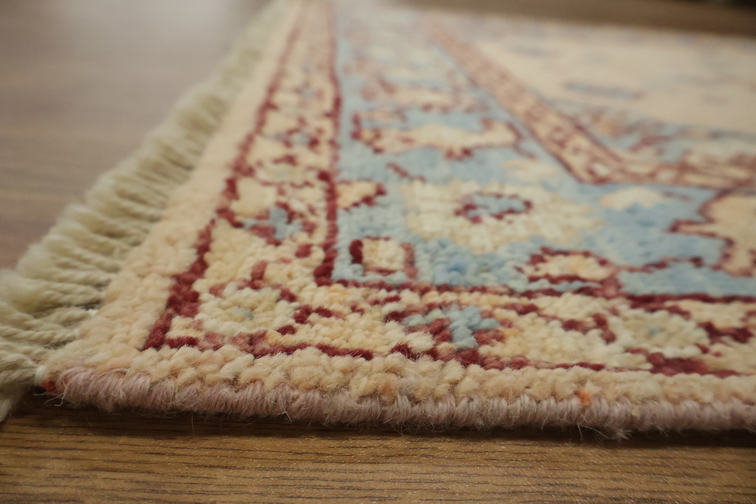 Vegetable Dye Oushak Turkish Foyer Rug 3x4