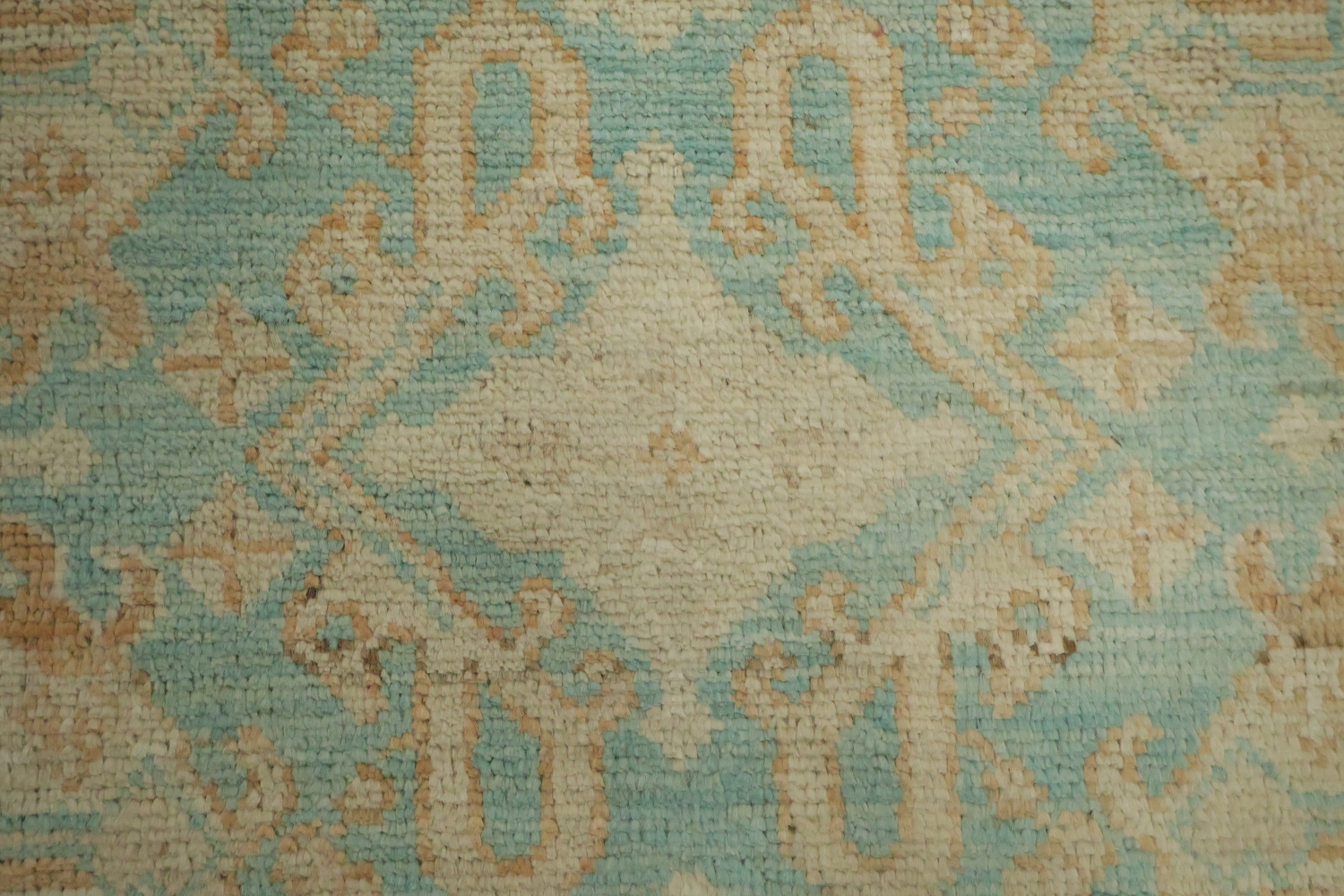 Vegetable Dye Oushak Turkish Accent Rug 3x4