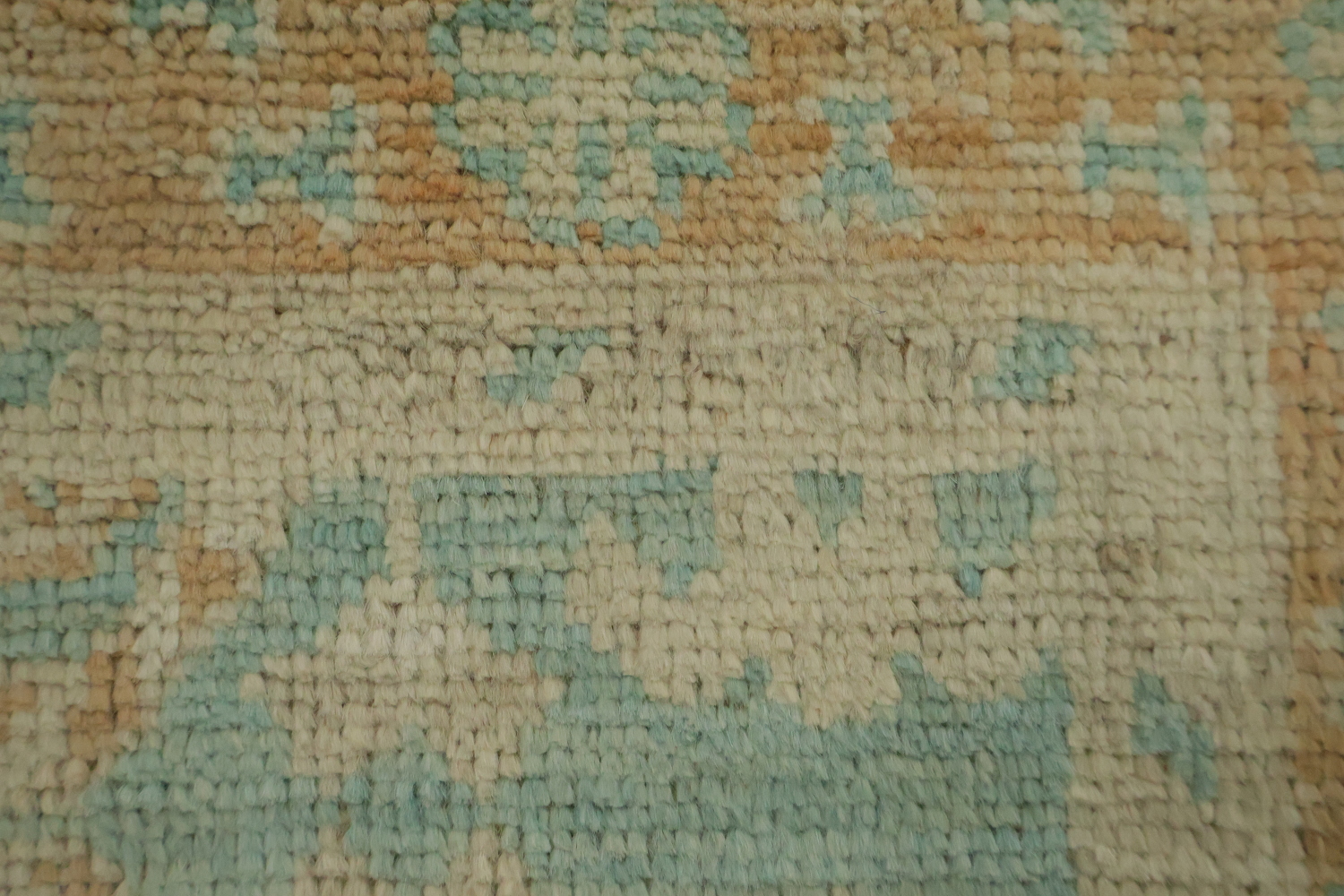 Vegetable Dye Oushak Turkish Accent Rug 3x4
