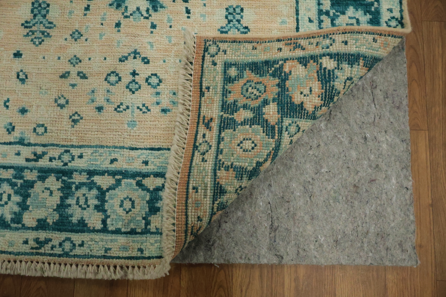 Vegetable Dye Oushak Turkish Accent Rug 3x4