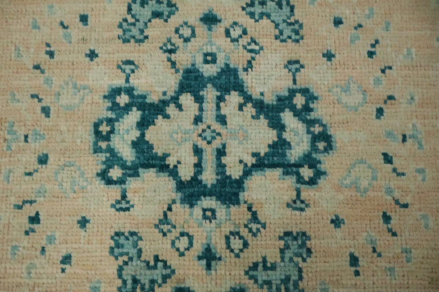 Vegetable Dye Oushak Turkish Accent Rug 3x4