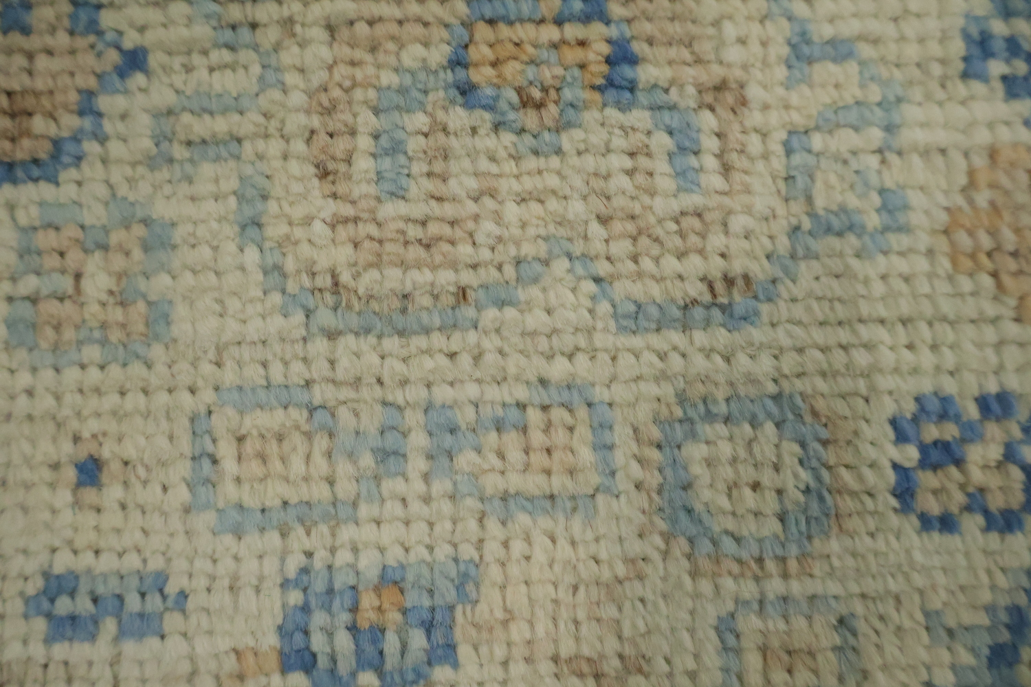 Vegetable Dye Oushak Accent Turkish Rug 3x4
