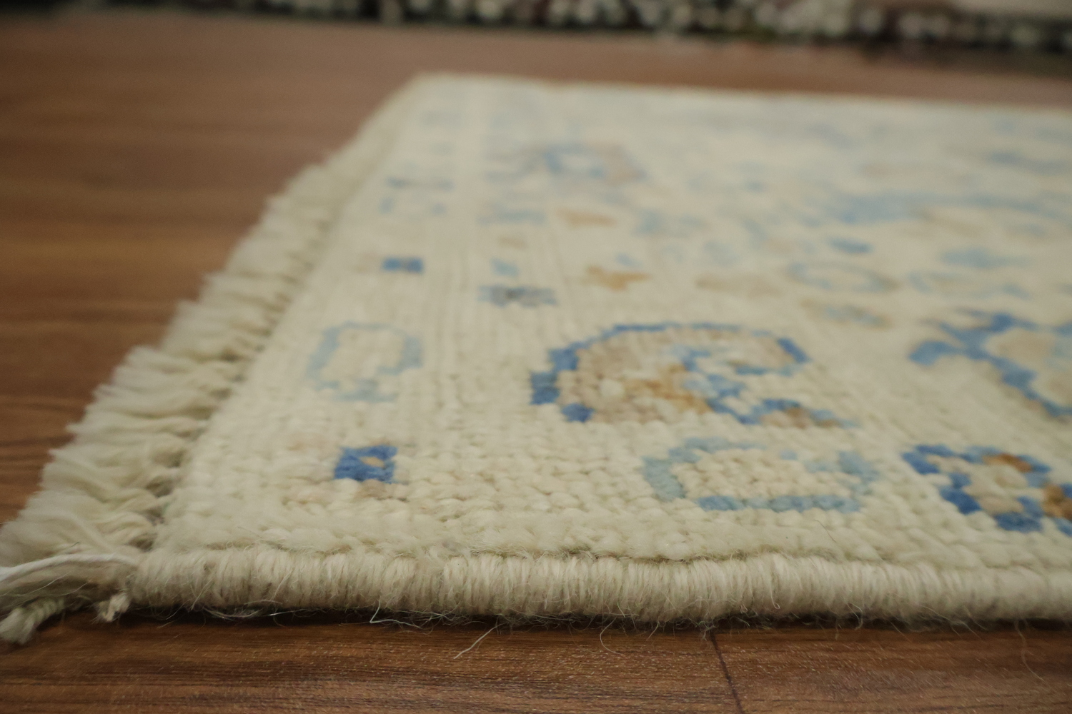 Vegetable Dye Oushak Accent Turkish Rug 3x4