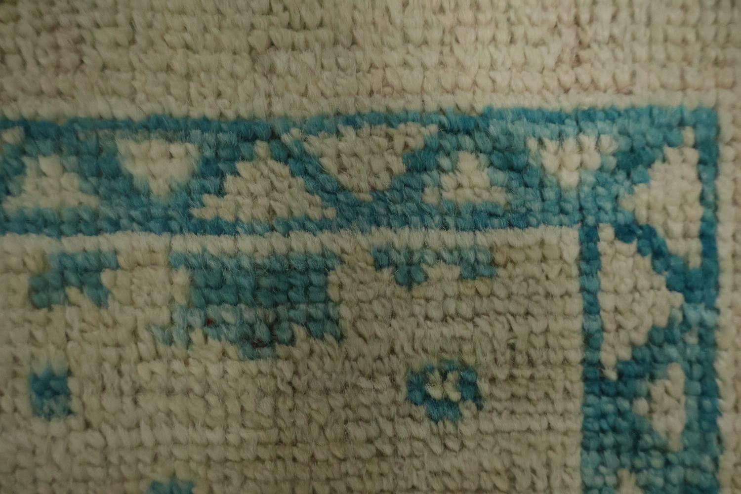 Vegetable Dye Oushak Turkish Accent Rug 3x4