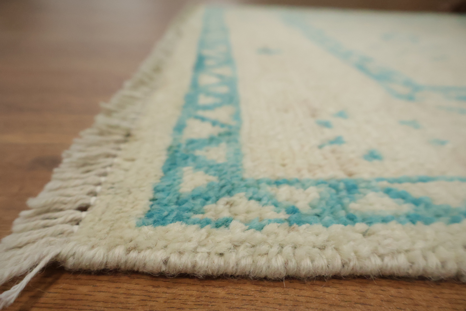 Vegetable Dye Oushak Turkish Accent Rug 3x4