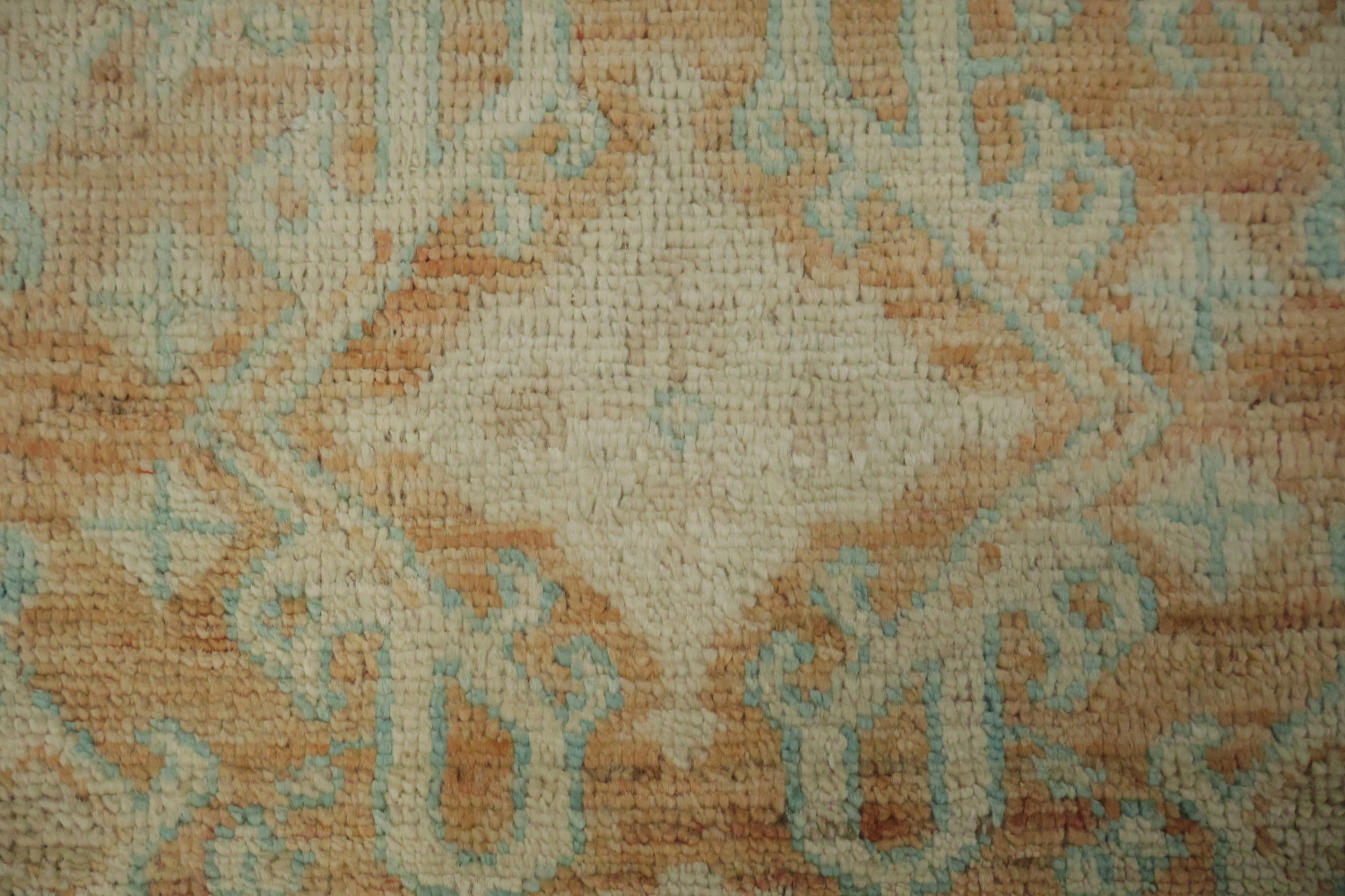 Vegetable Dye Oushak Turkish Foyer Rug 3x4