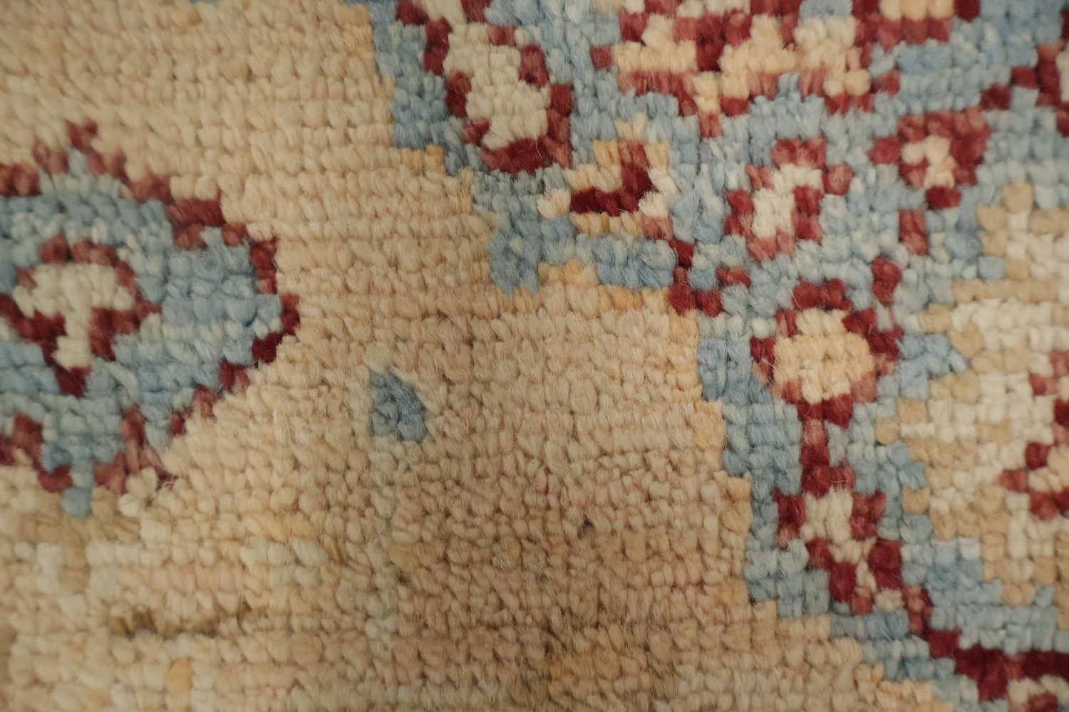 Vegetable Dye Oushak Turkish Foyer Rug 3x4