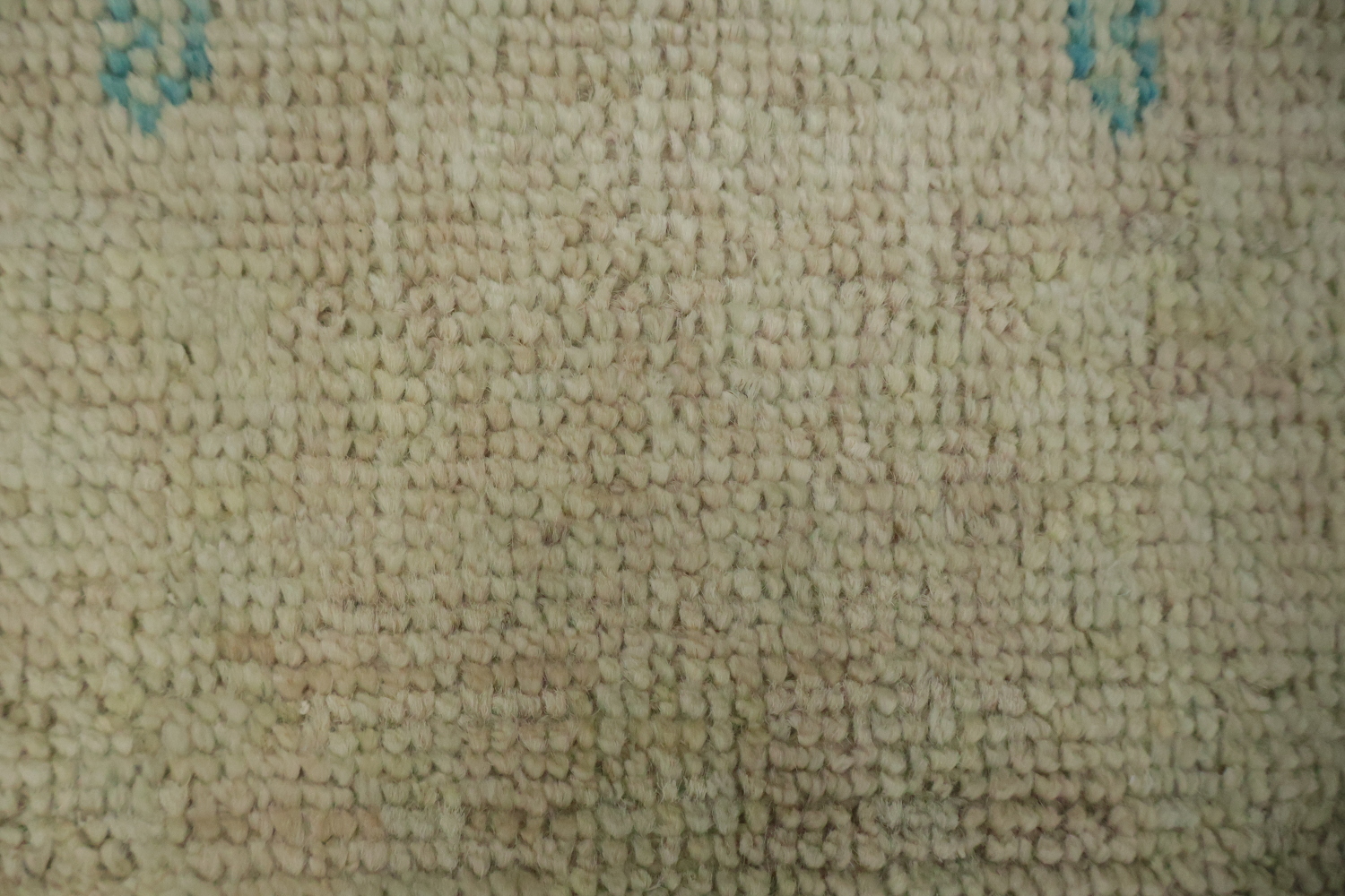 Vegetable Dye Oushak Turkish Foyer Rug 3x4