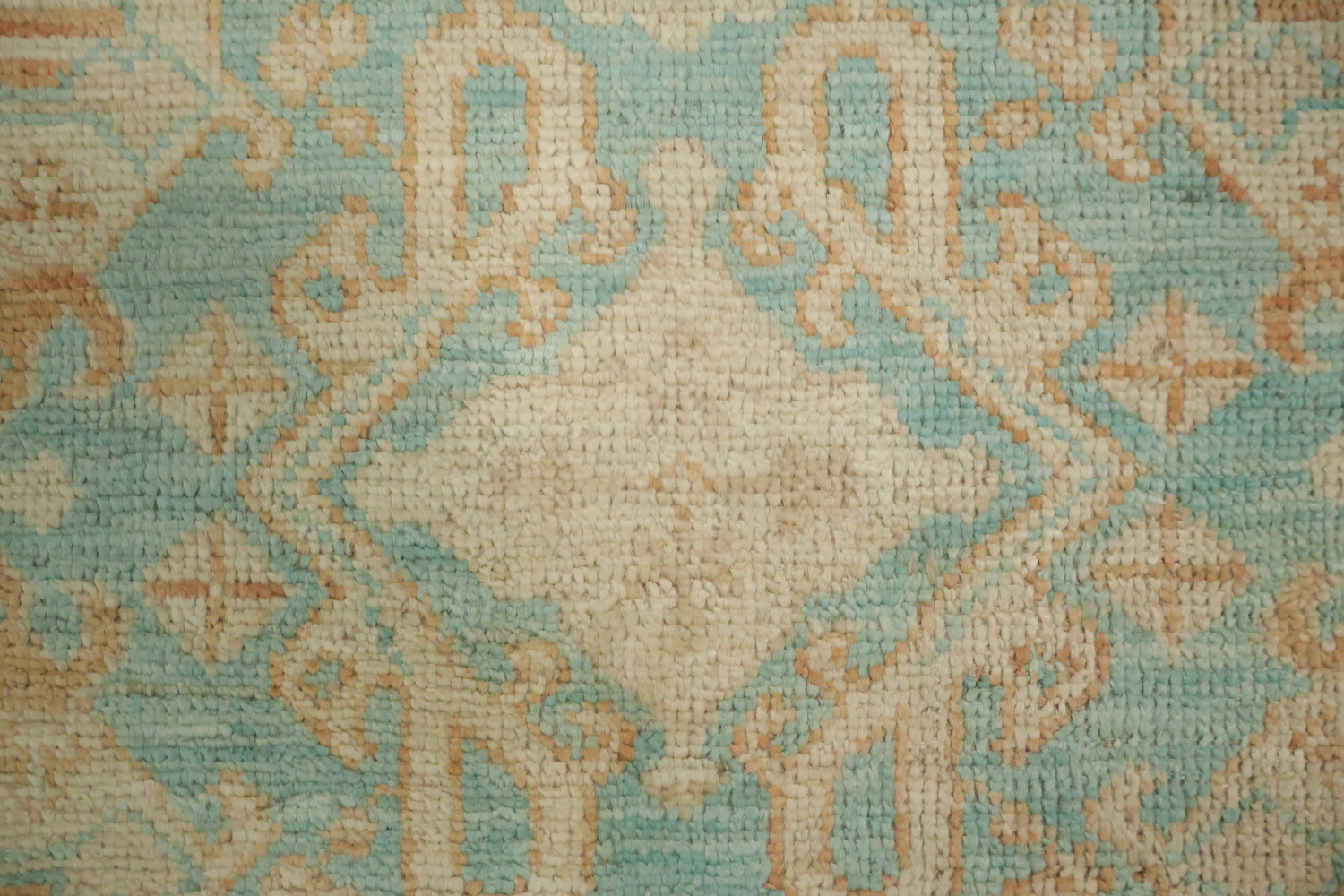 Vegetable Dye Oushak Turkish Accent Rug 3x4