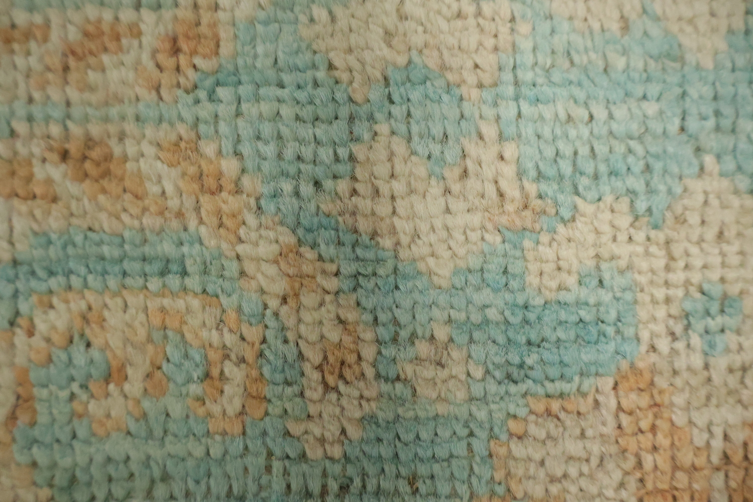 Vegetable Dye Oushak Turkish Accent Rug 3x4